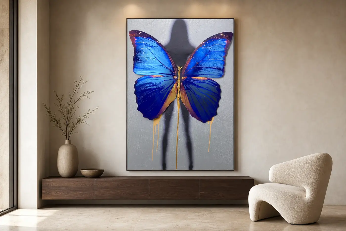 Blue Butterfly by Benzo