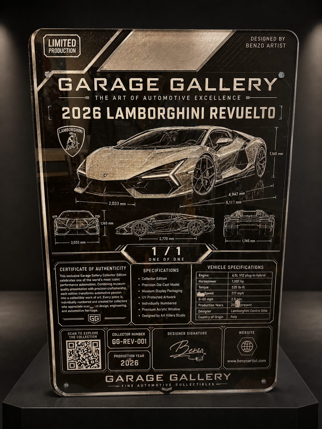 Lamborghini Revuelto · Back by Benzo