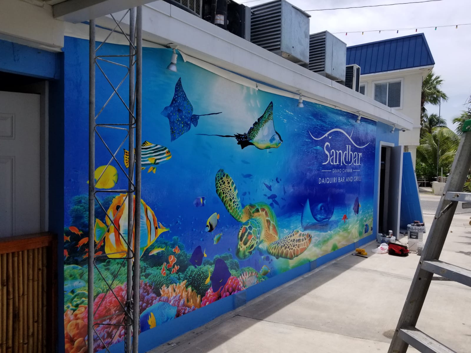 Exterior mural production